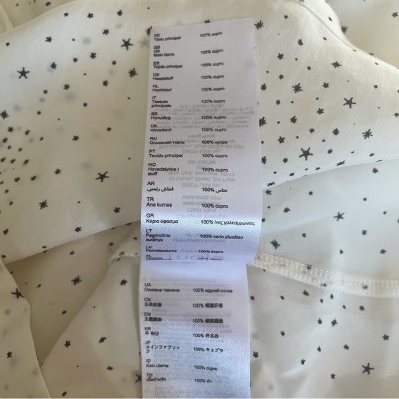 Maje Lacky Ruffle Star Printed Cupro Blouse Size 3 / Large NWT - Picture 16 of 16